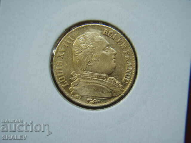 20 Francs 1814 A France (20 francs France) - AU (gold) - 6 20 Francs 1814 A France (20 francs France) - AU (gold) - 6