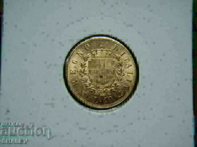 Доставка на 10 Lire 1863 Italy (10 лири Италия) - AU+ (злато) Доставка на 10 Lire 1863 Italy (10 лири Италия) - AU+ (злато)