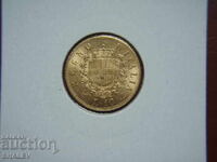 10 lire 1863 Italia - AU+ (aur)
