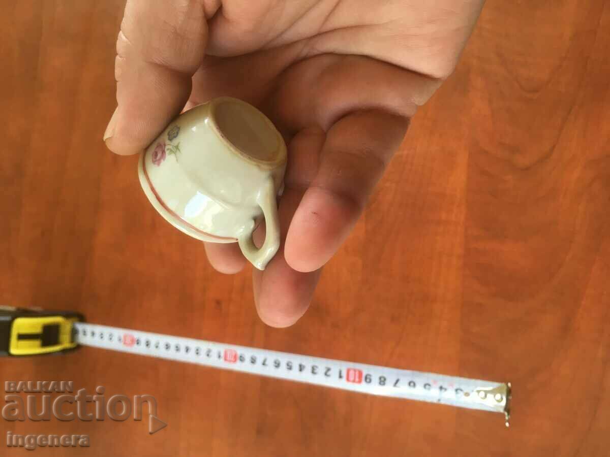 ЧАША ЧАШКА ПОРЦЕЛАН БЪЛГАРИЯ ОТ СОЦА ЗА РАКИЙКА МИНИ с цена 12.00 лв. | € 6.14 ЧАША ЧАШКА ПОРЦЕЛАН БЪЛГАРИЯ ОТ СОЦА ЗА РАКИЙКА МИНИ с цена 12.00 лв. | € 6.14