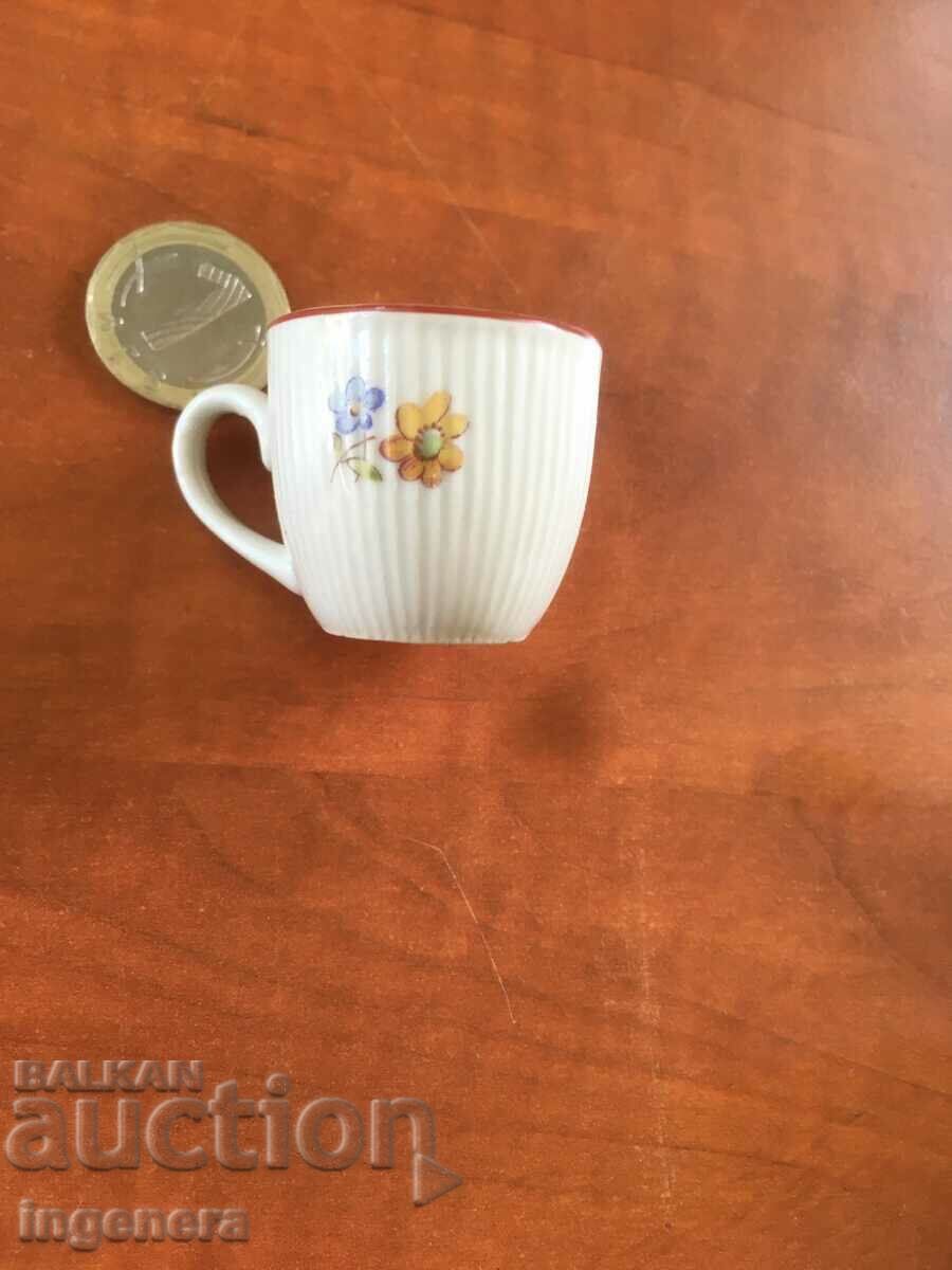 CUP CUP PORCELAIN BULGARIA FROM SOCA FOR BRANDY BRAND