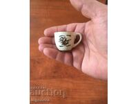 CUP CUP PORCELAIN BULGARIA FROM SOCA FOR BRANDY BRAND