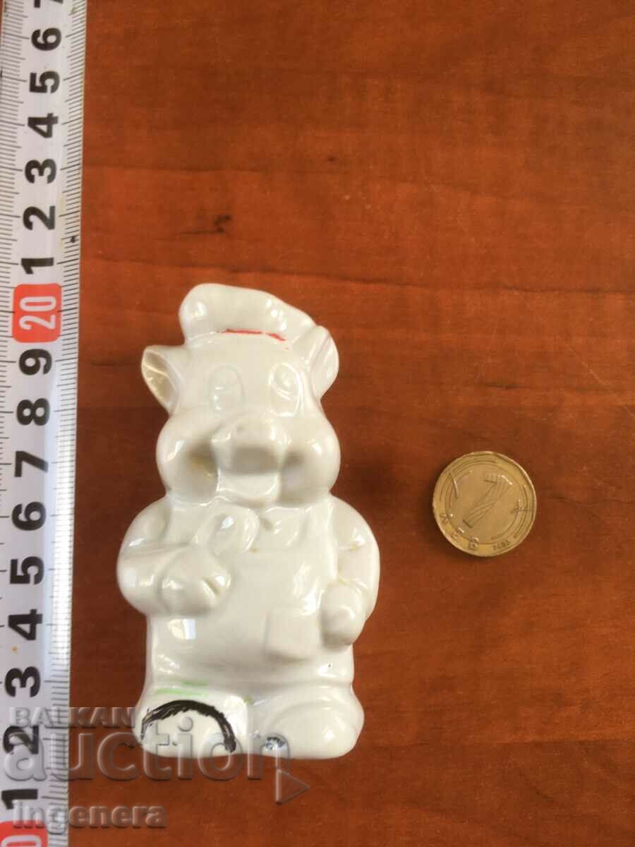 PORCELAIN SALT PORCELAIN FIGURE - 5 PORCELAIN SALT PORCELAIN FIGURE - 5