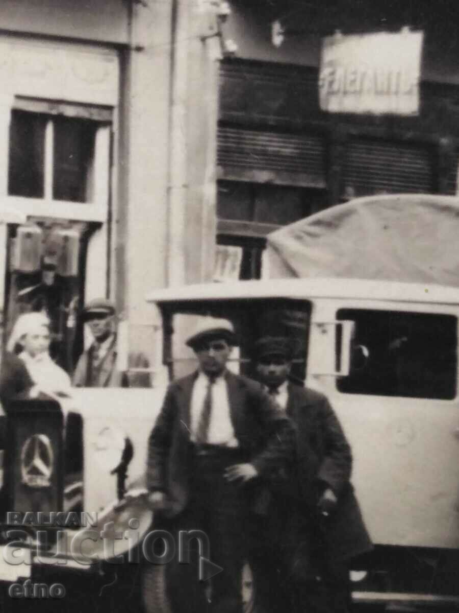 Auction ROYAL PHOTO - PLOVDIV, MERCEDES, MILITARY TRUCK, FRONT, WWII Auction ROYAL PHOTO - PLOVDIV, MERCEDES, MILITARY TRUCK, FRONT, WWII