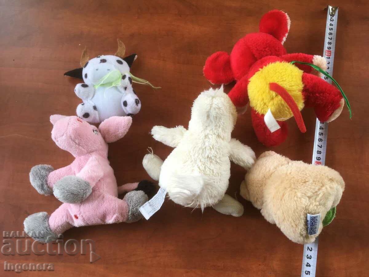 TOY PLUSH TOYS-5 PCS - 5 TOY PLUSH TOYS-5 PCS - 5
