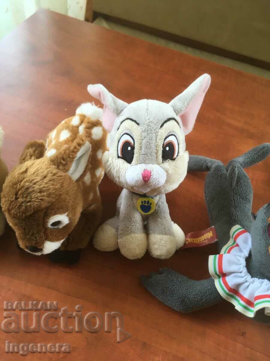 Auction TOY PLUSH TOYS-4 PCS Auction TOY PLUSH TOYS-4 PCS