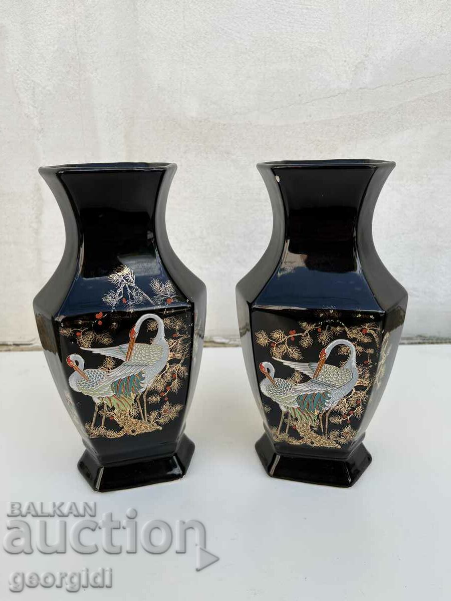 Италянски порцеланови вази. №2288