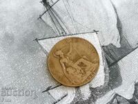 Monedă - Marea Britanie - 1 bănuț 1911