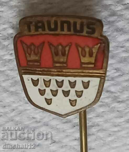 Badge. Ford Taunus. Ford. Auto Moto