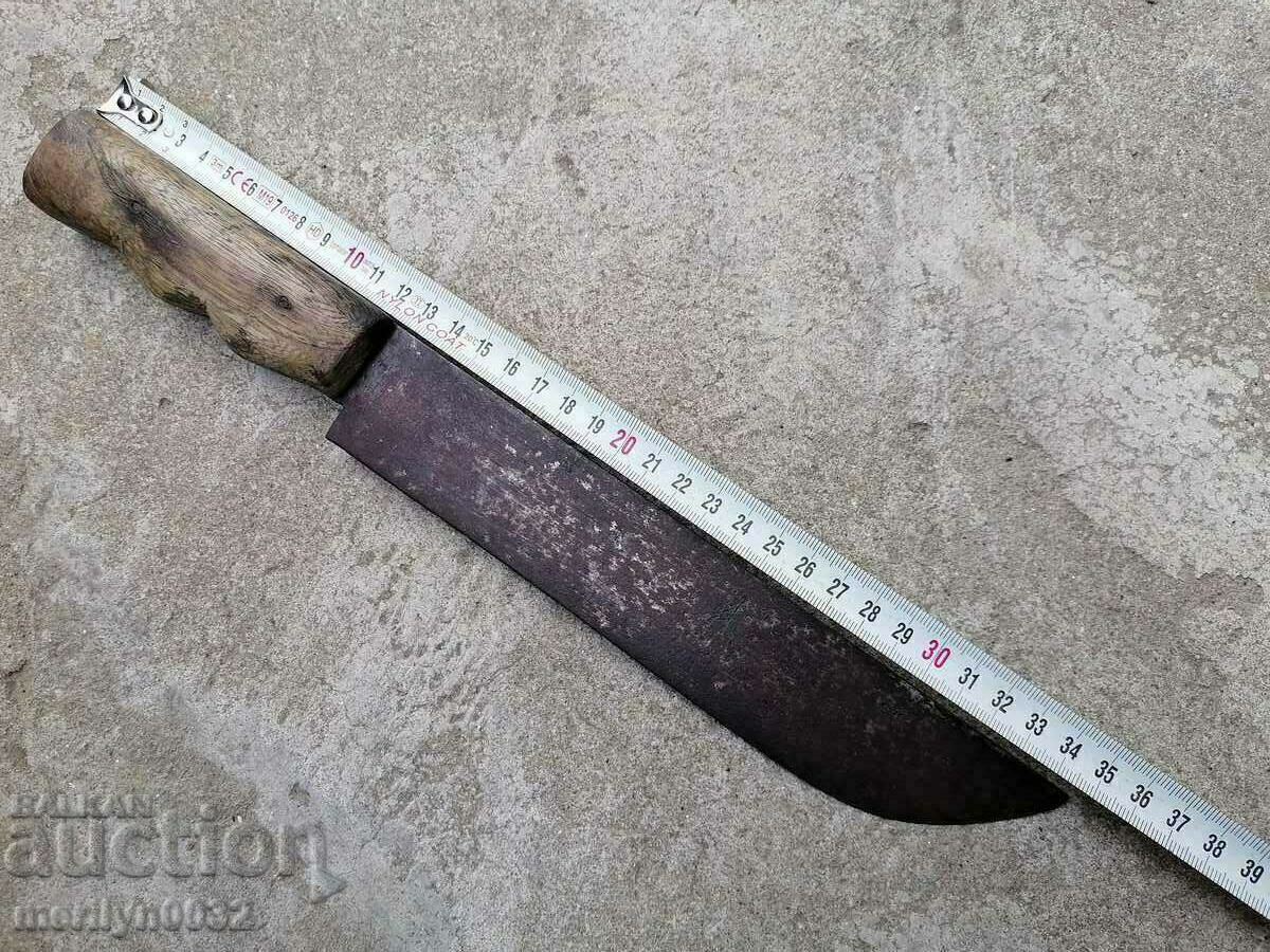 Auction Shepherd's, butcher's knife cut buffalo horn karakulak yalmiya Auction Shepherd's, butcher's knife cut buffalo horn karakulak yalmiya