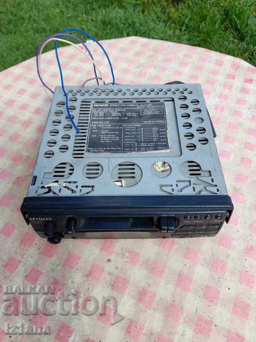 Auction  Old Aiwa cassette player