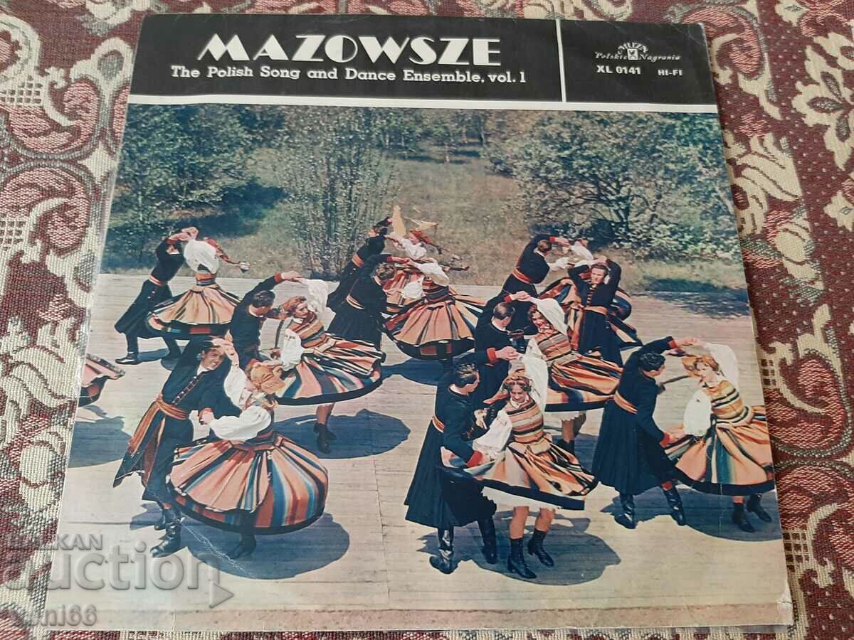 Disc gramofon - muzică populară poloneză