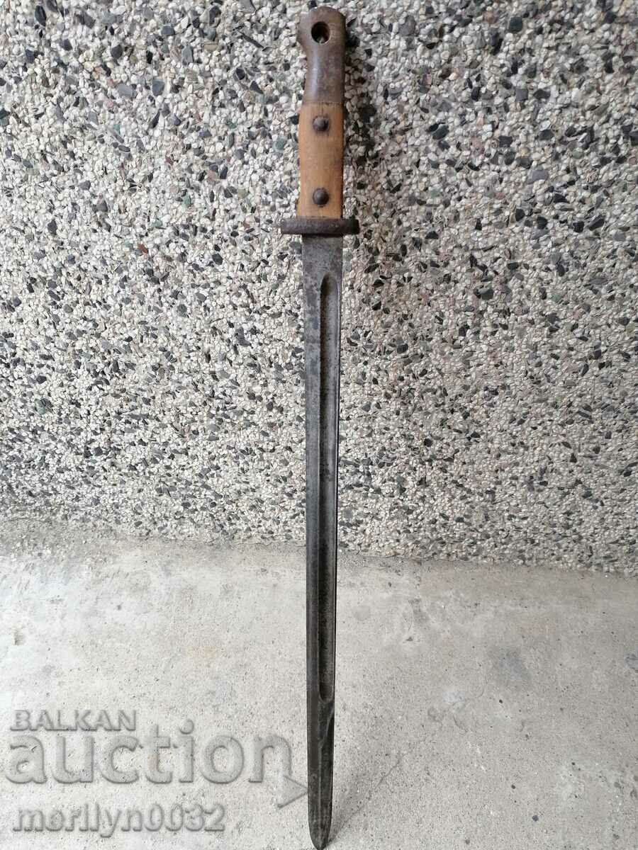 Auction Bayonet knife bayonet for Turkish Mauser rifle 1890 Auction Bayonet knife bayonet for Turkish Mauser rifle 1890