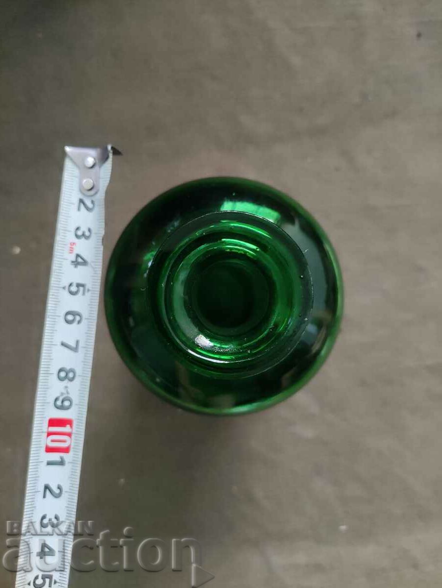 Зелена ваза с позлата и птички - 6 Зелена ваза с позлата и птички - 6