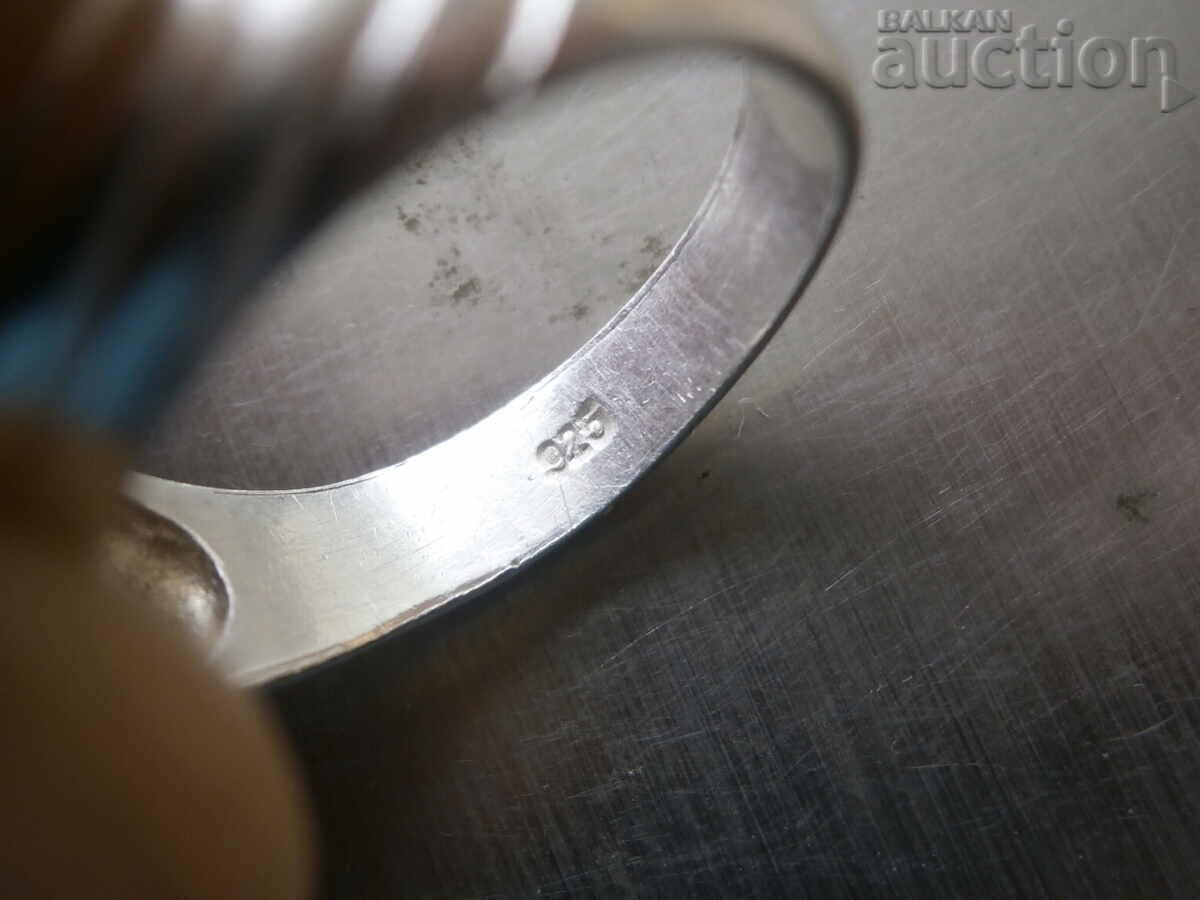 ασημένιο δαχτυλίδι κοσμήματος - 6