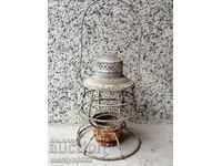 Old American lantern, USA floodlight lamp