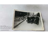 Photo Berlin Five men on their way to the Stock Exchange