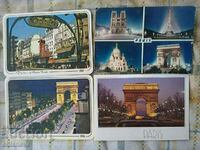 κάρτες Παρίσι 4 τεμ 1966