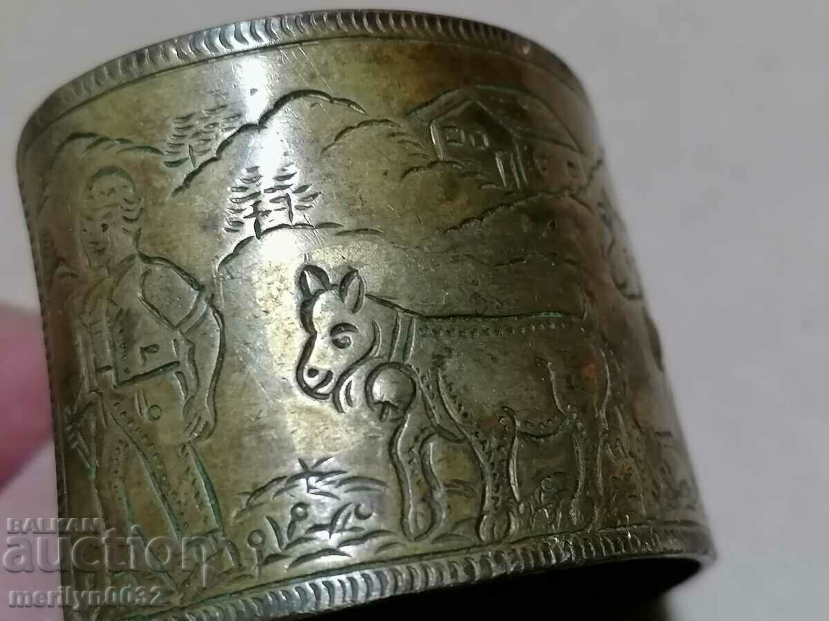 Revival bracelet brass with engravings jewelry jewelry - 7 Revival bracelet brass with engravings jewelry jewelry - 7