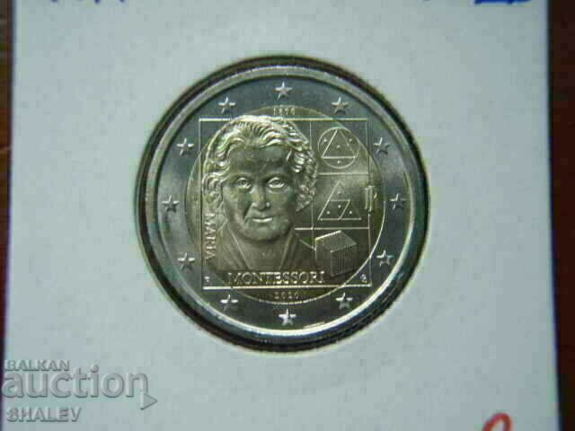Auction  2 euro 2020 Italy "Montressori" (2) /Italy/ - Unc (2 euro)