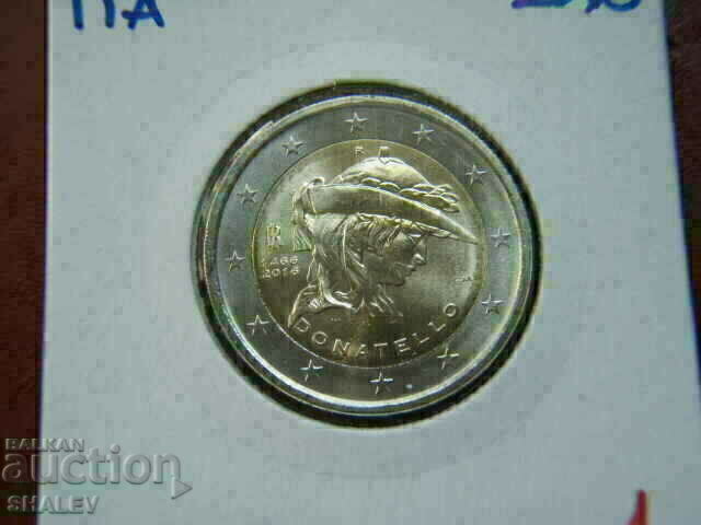 Auction  2 euro 2016 Italy "Donatello" (1) /Italy/ - Unc (2 euro)