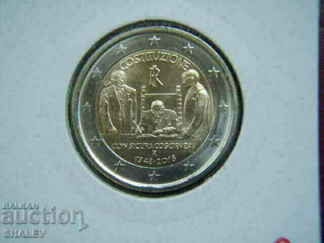 2 euro 2018 Italy "Constitution" (2) /Italy/ - Unc (2 euro) with price 10.49 BGN | € 5.36