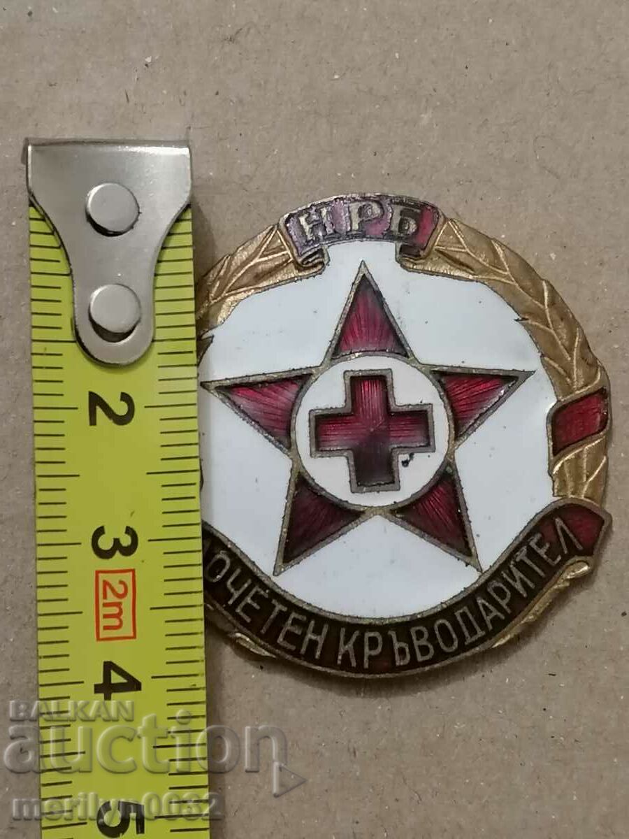 Auction Badge of Honor Blood donor medal badge Auction Badge of Honor Blood donor medal badge