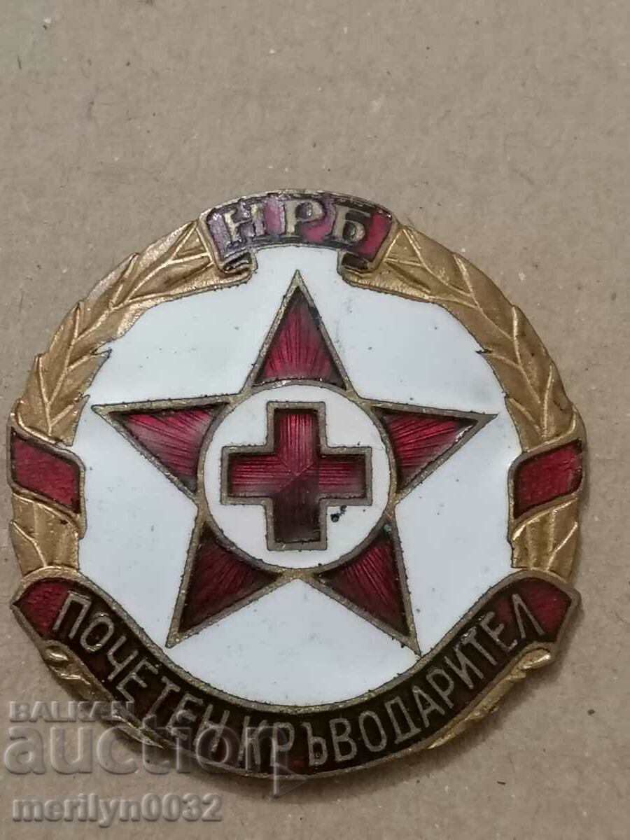 Insigna de medalii a donatorului de sânge de la distincția