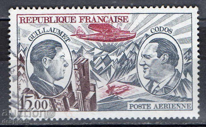 1973. Franța. Pionierii de aviație.