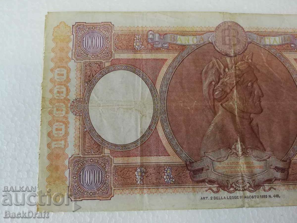 Σπάνιο τραπεζογραμμάτιο Ιταλίας 10000 λιρέτες 1948 - 5 Σπάνιο τραπεζογραμμάτιο Ιταλίας 10000 λιρέτες 1948 - 5
