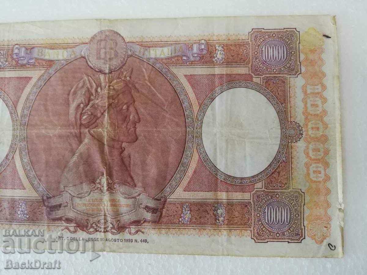 Σπάνιο τραπεζογραμμάτιο Ιταλίας 10000 λιρέτες 1948 - 6 Σπάνιο τραπεζογραμμάτιο Ιταλίας 10000 λιρέτες 1948 - 6