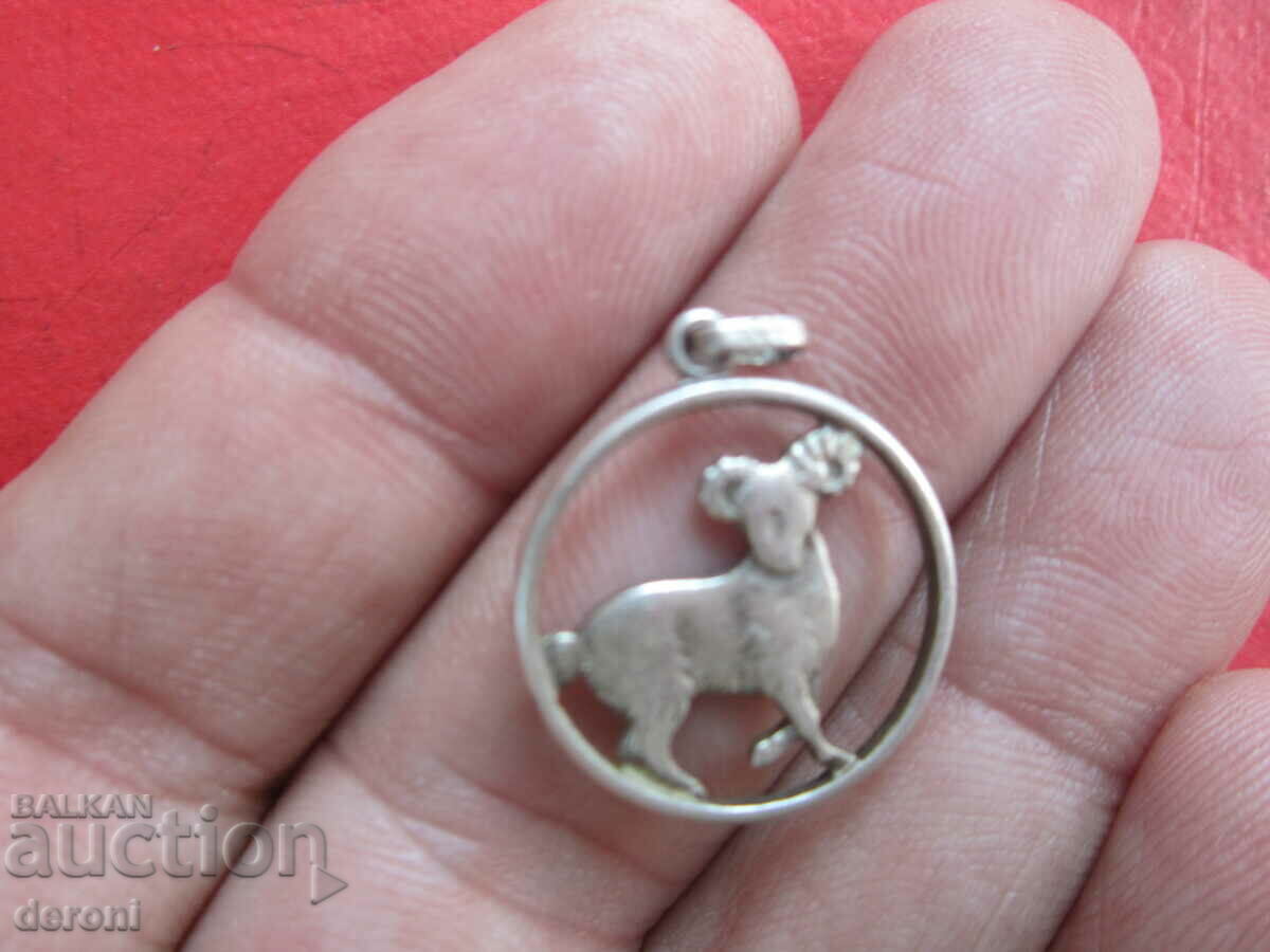 Ασημένιο μενταγιόν ζώδιο - 5 Ασημένιο μενταγιόν ζώδιο - 5