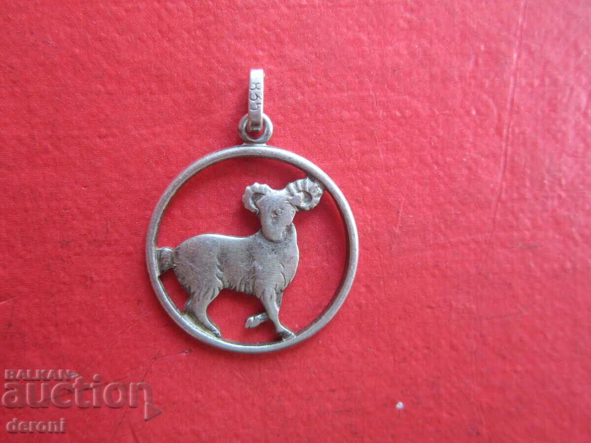 Ασημένιο μενταγιόν ζώδιο - 6 Ασημένιο μενταγιόν ζώδιο - 6