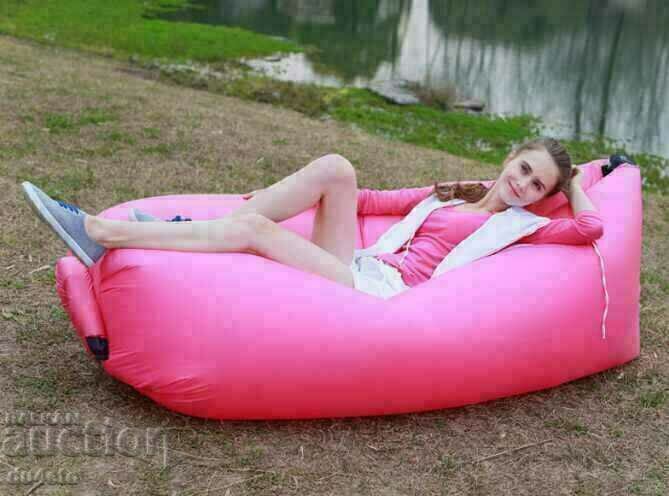 Self-inflating, inflatable, air aero bed Lazy air sofa - 5 Self-inflating, inflatable, air aero bed Lazy air sofa - 5