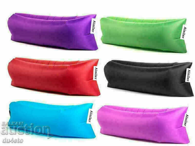 Self-inflating, inflatable, air aero bed Lazy air sofa Self-inflating, inflatable, air aero bed Lazy air sofa