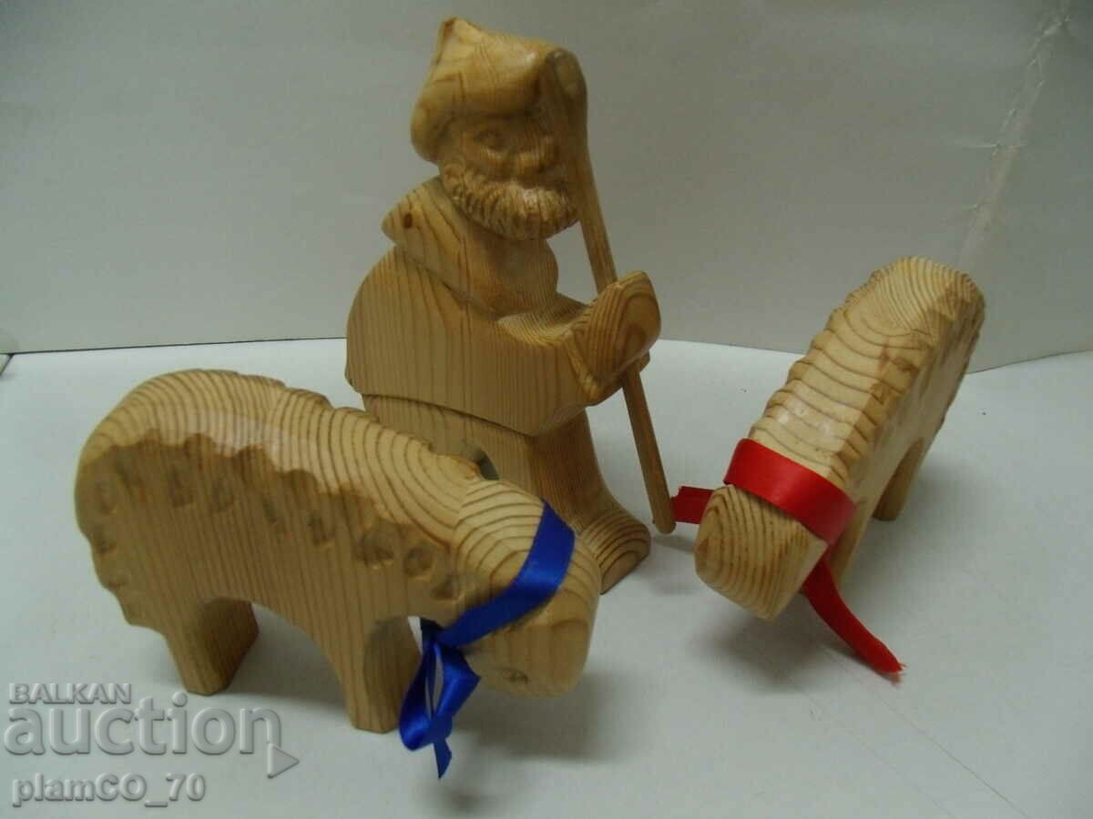 № * 6209 three wooden figures - 5 № * 6209 three wooden figures - 5