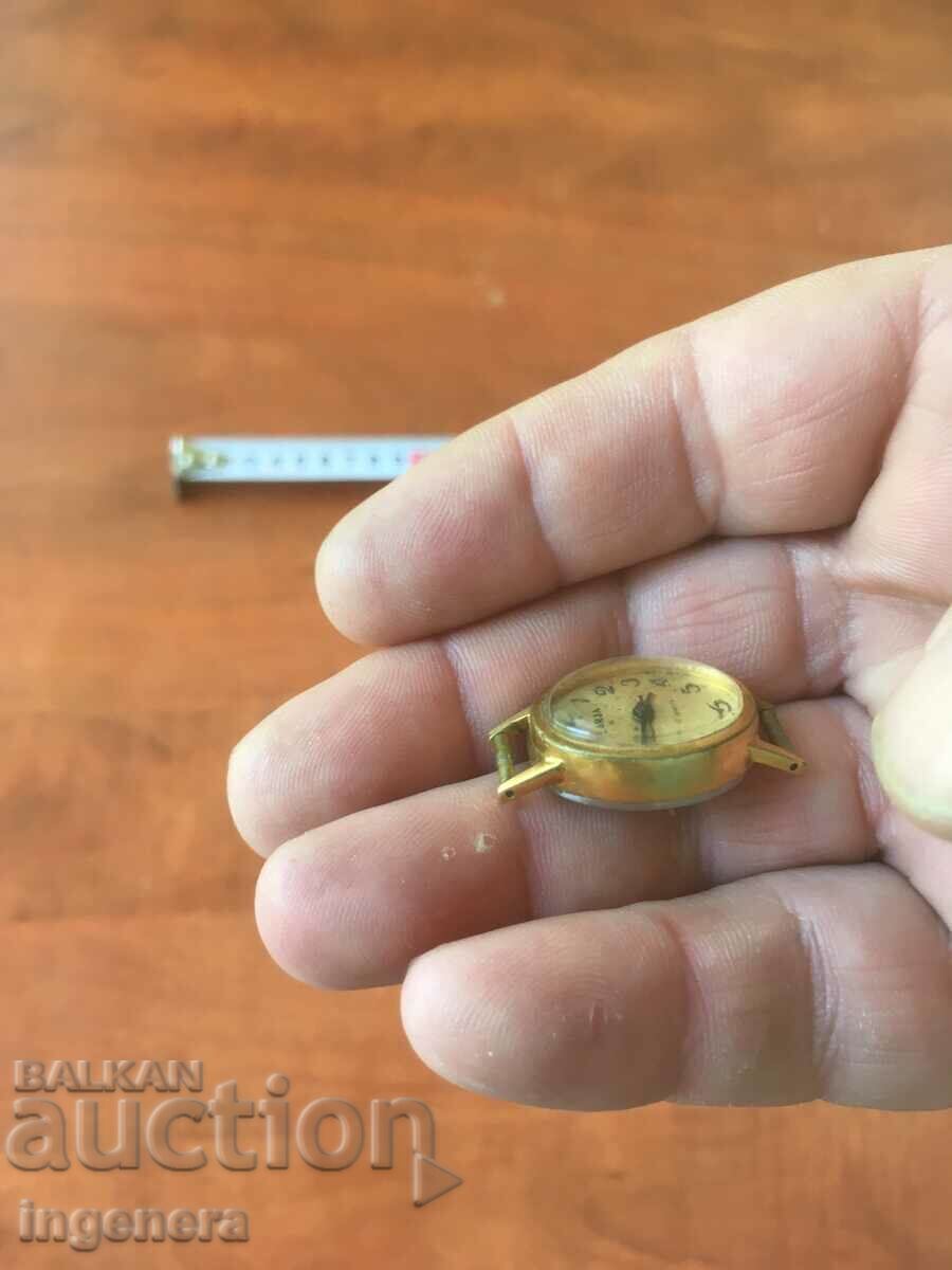 Auction WOMEN'S WATCH "ZARYA" MECHANICAL USSR GOLD Auction WOMEN'S WATCH "ZARYA" MECHANICAL USSR GOLD