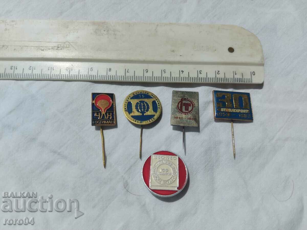 BADGES - PRC - 5 BADGES - PRC - 5