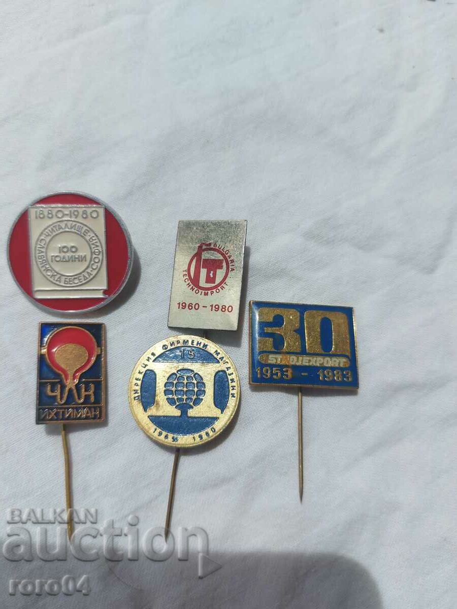 BADGES - PRC - 6 BADGES - PRC - 6
