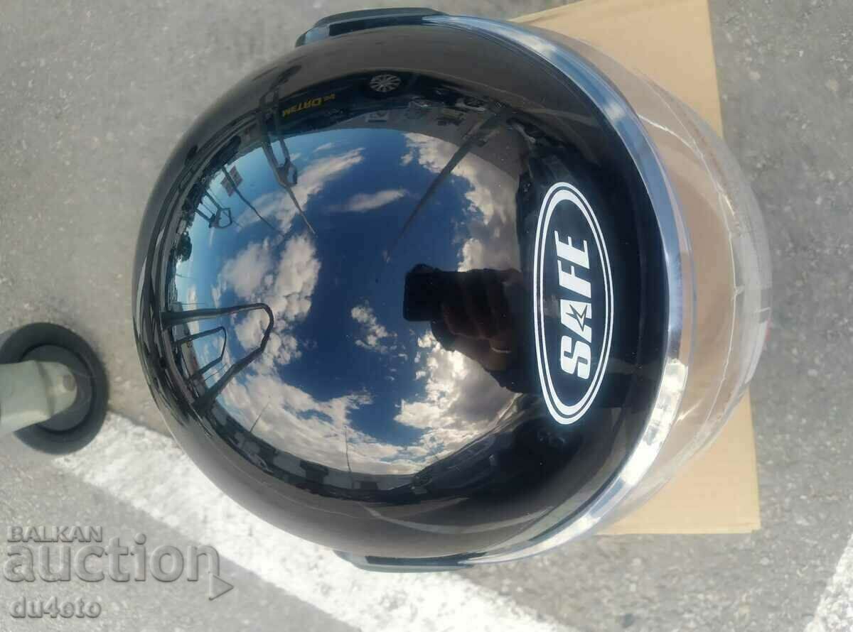 Helmet, motorcycle helmet scooter moped with visor SAFE gray, black with price € 18.00 | 35.20 BGN Helmet, motorcycle helmet scooter moped with visor SAFE gray, black with price € 18.00 | 35.20 BGN