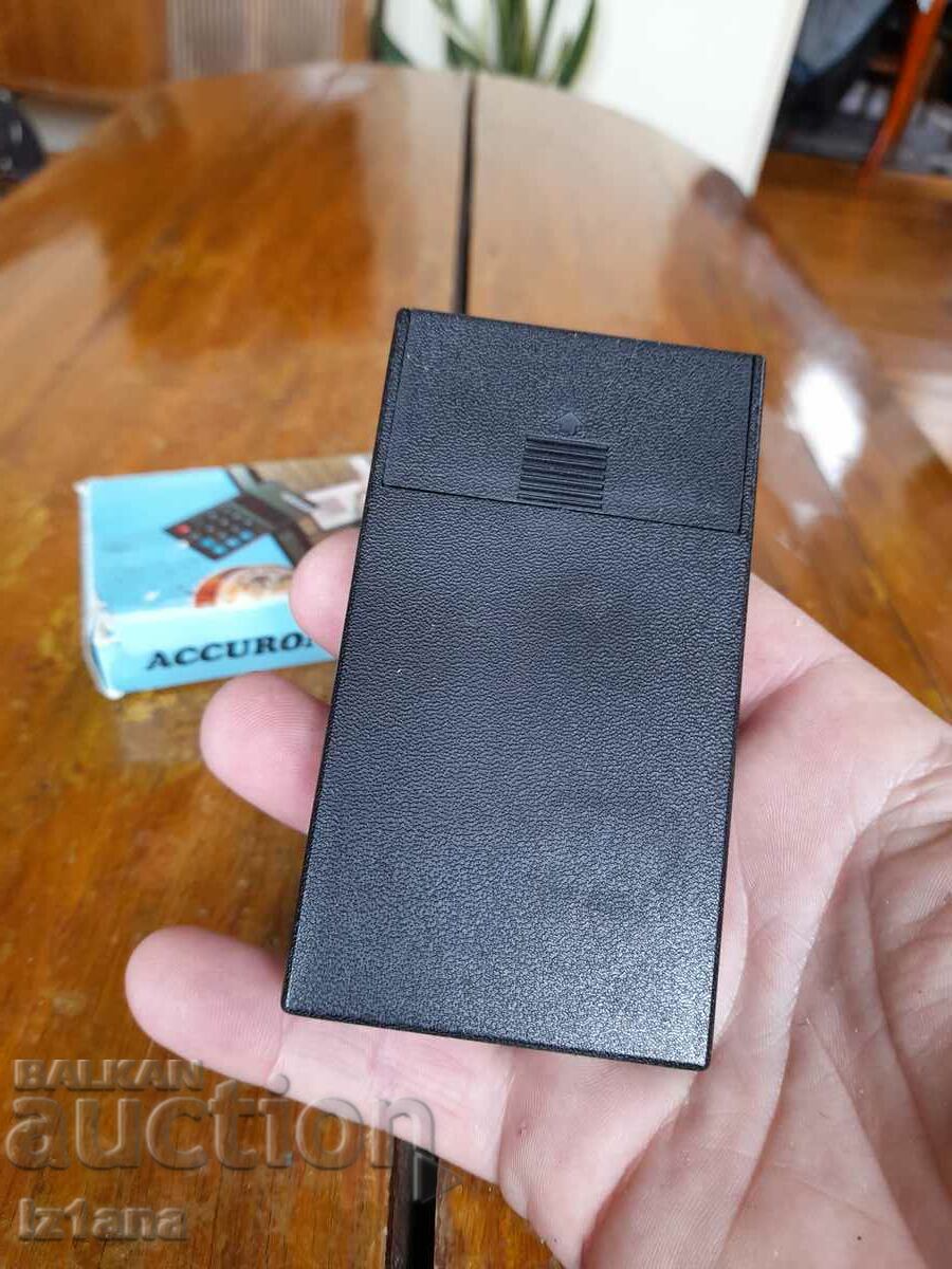 Delivery of Old Accuron calculator