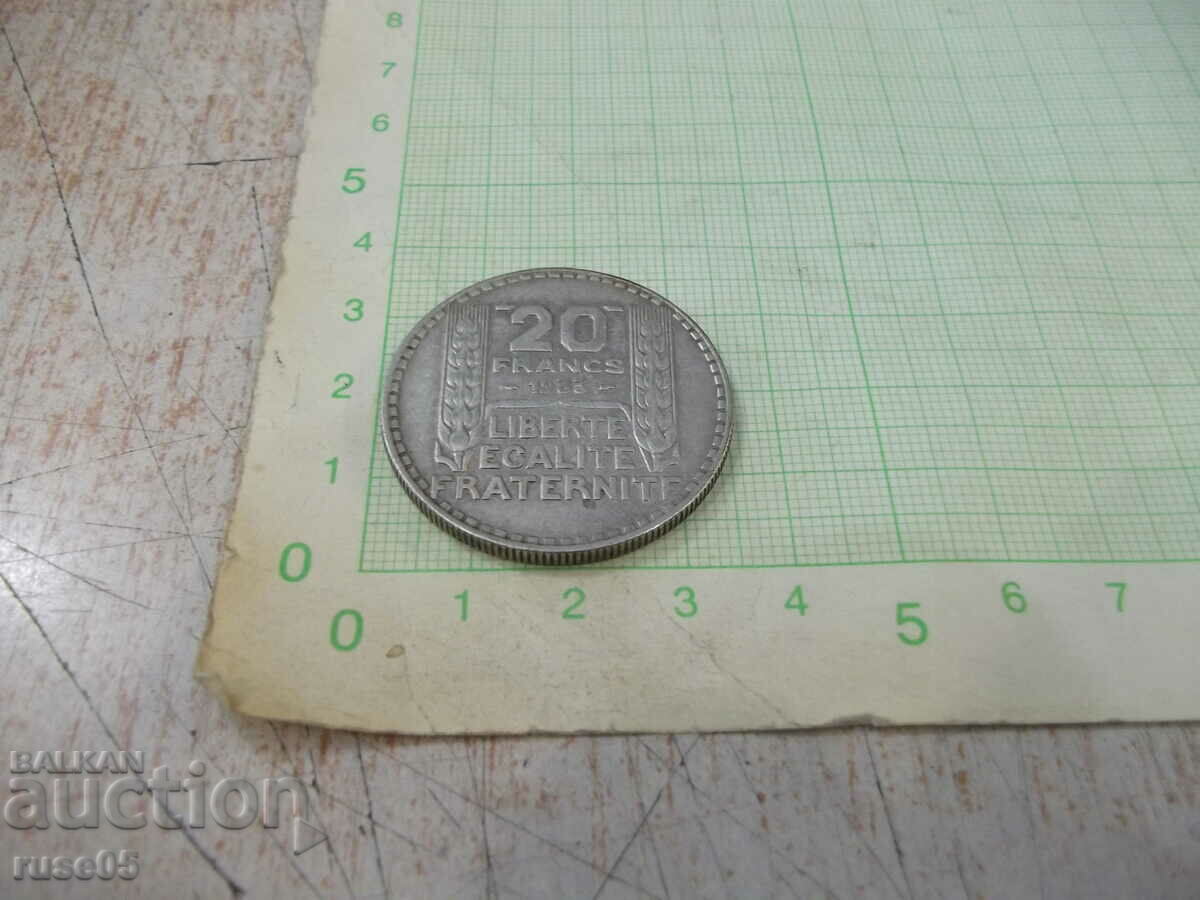 Delivery of Coin "20 FRANCS - 1933." Delivery of Coin "20 FRANCS - 1933."