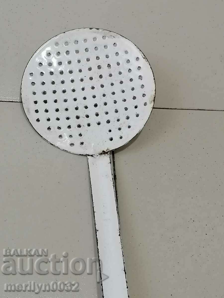 Old grateful spoon with enamel, wounded socialist, Bulgaria with price 21.00 BGN | € 10.74