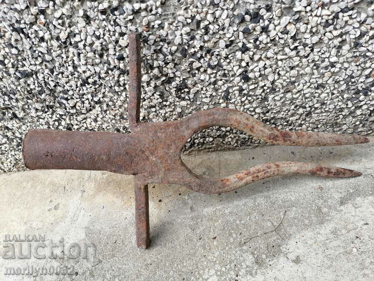 Auction Old twin forged, villa, wrought iron Auction Old twin forged, villa, wrought iron