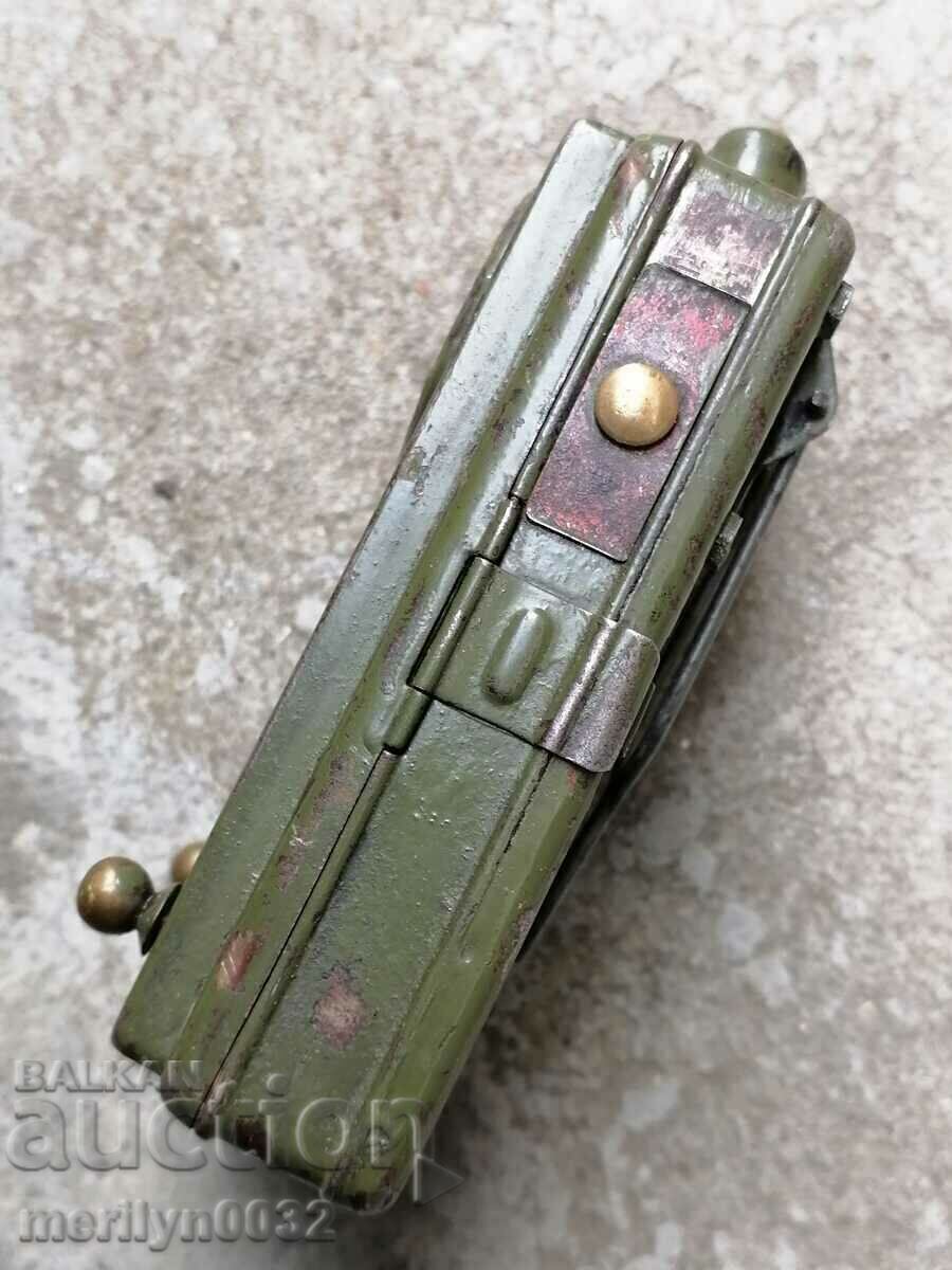 Old military flashlight DAIMON lamp spotlight WEHRMACHT WW2 - 6 Old military flashlight DAIMON lamp spotlight WEHRMACHT WW2 - 6