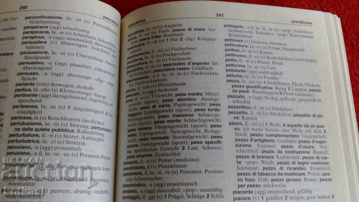Italian German dictionary - 6 Italian German dictionary - 6
