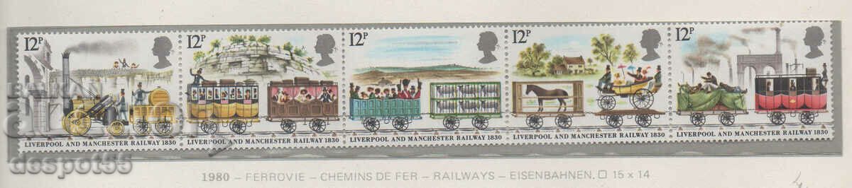 1980. Great Britain. Liverpool-Manchester Railway