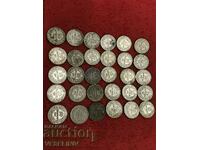 Lot of 10 cents 1912-30BR.