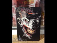 Metal plate comic Joker Batman Joker DC comics maniac