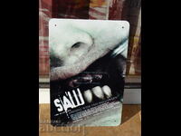 Metal plate film SAW Killer puzzle psychothriller teeth